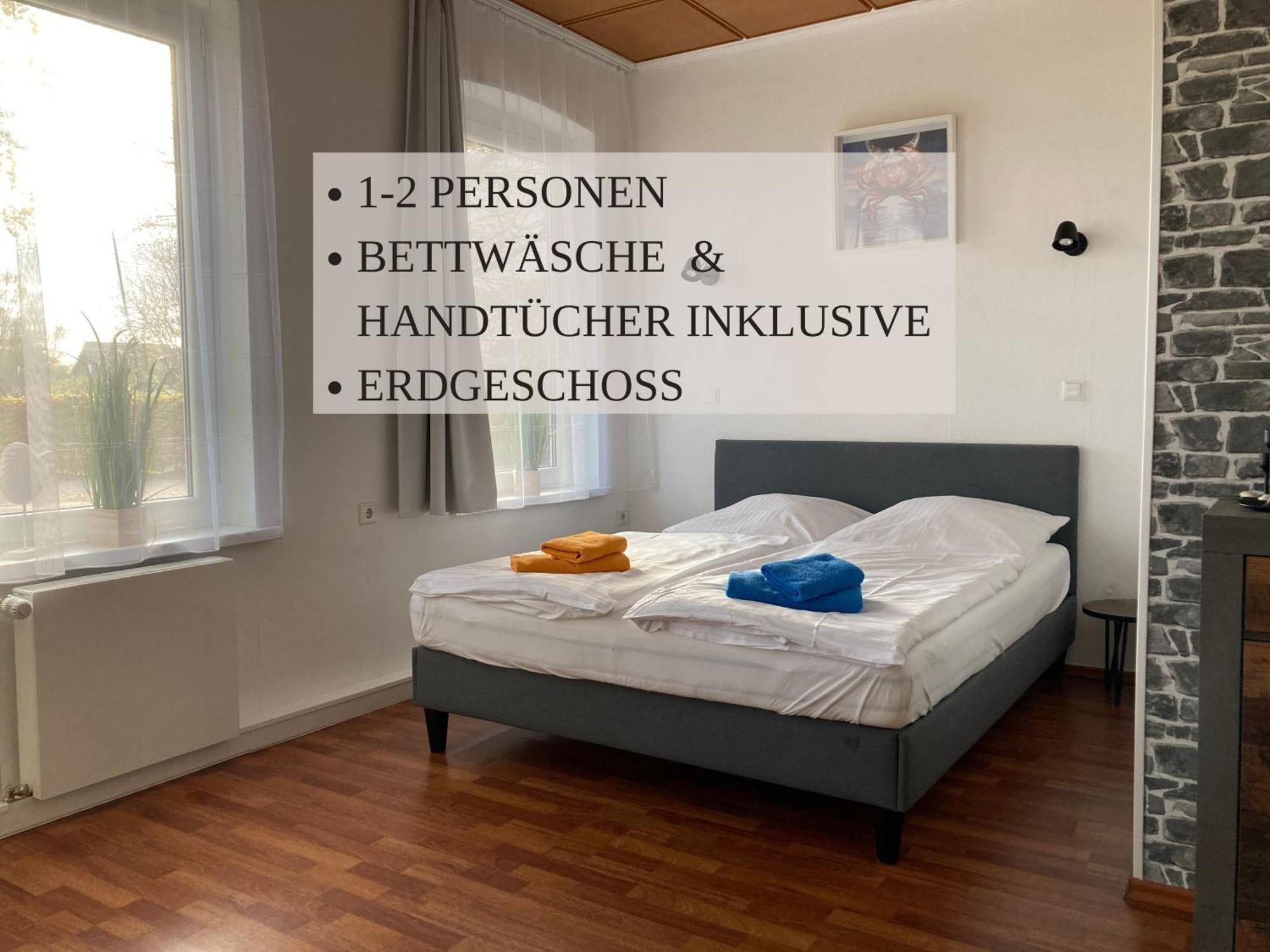 Haus Krabbe Zimmer Ohne Kueche, Fuer 1-2 Personen, Doppelbett, Zentral Gelegen Zwischen Cuxhaven Und Bremerhaven, Hunde Kostenfrei Willkommen, Kostenfreier Parkplatz Wremen Εξωτερικό φωτογραφία